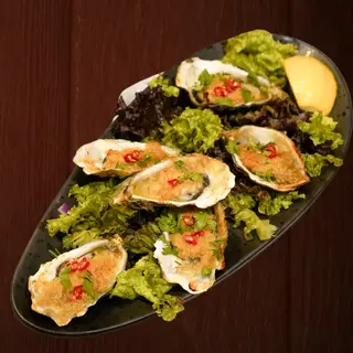 6 Grilled Oysters
