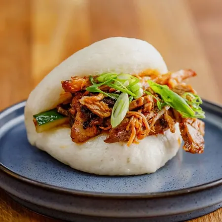 Roasted Sichuan lamb bao